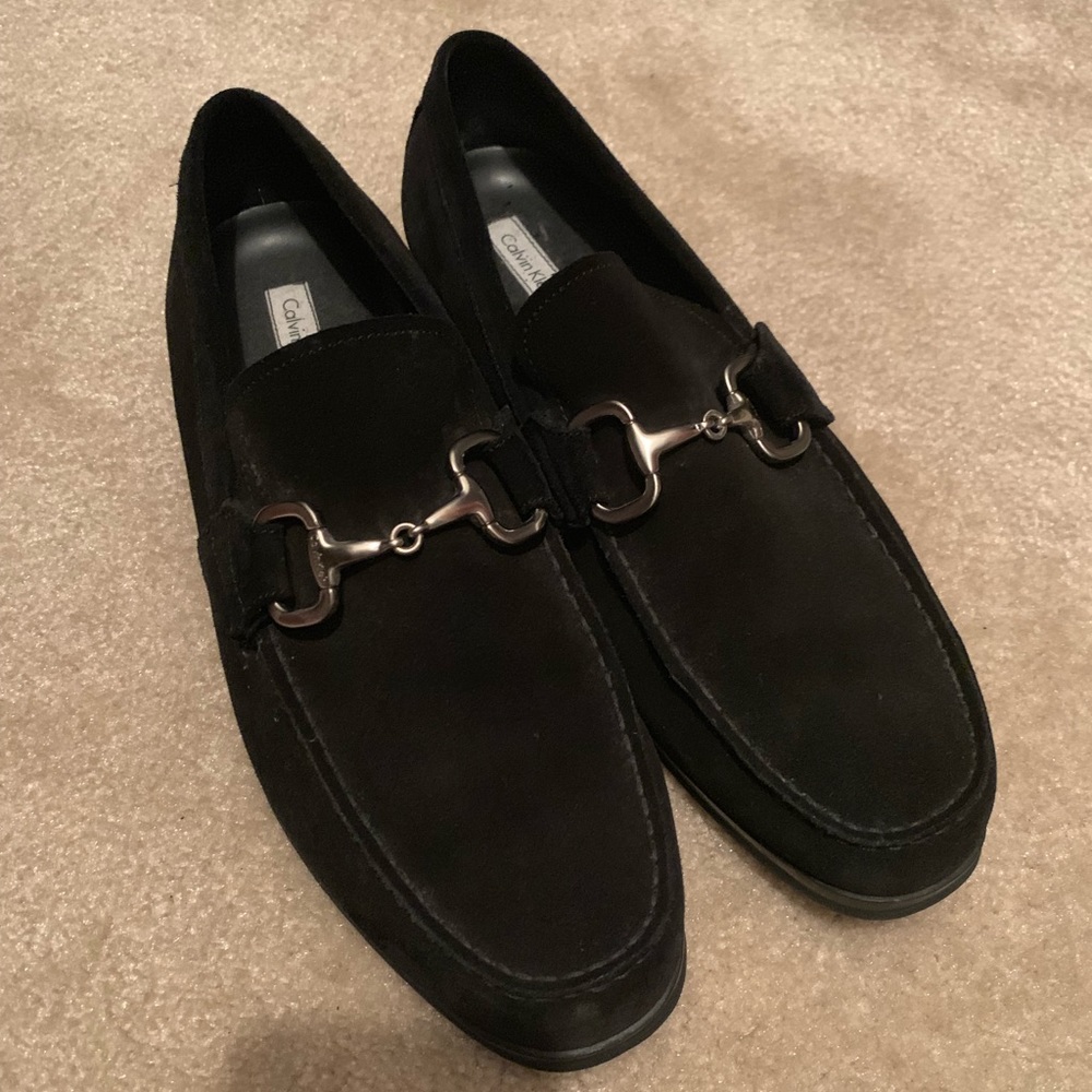 Men’s Calvin Klein Black Suede dress shoes